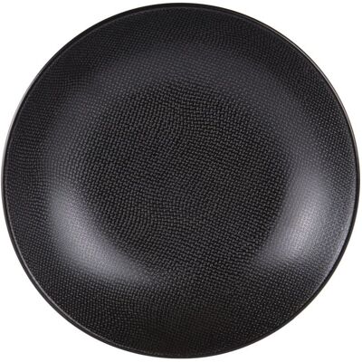 Assiette creuse Vesuvio noir 25 cm x6 - Assiette creuse - Publicité Assiette creuse Vesuvio noir 25 cm x6 - Assiette creuse - Publicité