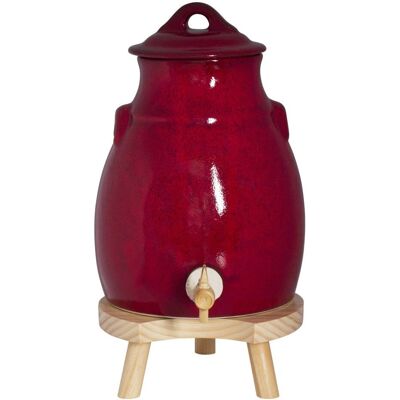 Vinaigrier 3,5L en Grès Rouge - Vinaigrier - Publicité Vinaigrier 3,5L en Grès Rouge - Vinaigrier - Publicité