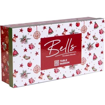 Table Passion - Bells - 4 tasses - 18 cl - Service à thé - Publicité Table Passion - Bells - 4 tasses - 18 cl - Service à thé - Publicité