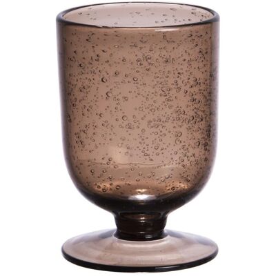 Verres à vin noirs Gordes Bullé 25cl - Lot de 6 - Publicité Verres à vin noirs Gordes Bullé 25cl - Lot de 6 - Publicité
