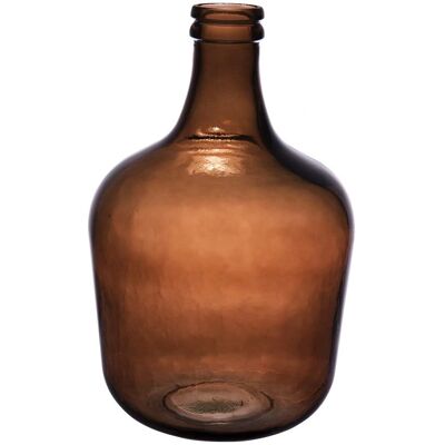 Table Passion - Dame Jeanne Ambre - Vase en verre recyclé - Publicité Table Passion - Dame Jeanne Ambre - Vase en verre recyclé - Publicité