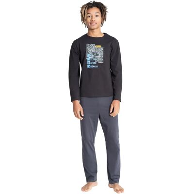 Pyjamas longs Athena - Garçons - Noir - EcoPack Manga - 6-8 ans Pyjamas longs Athena - Garçons - Noir - EcoPack Manga - 6-8 ans