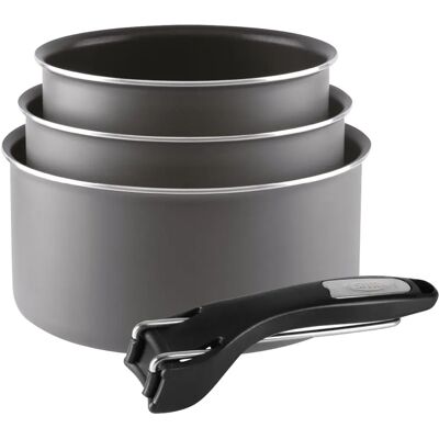 Set di 3 Pentole Sitram - Alluminio Antiaderente - Per Tutti i Fuochi Set di 3 Pentole Sitram - Alluminio Antiaderente - Per Tutti i Fuochi