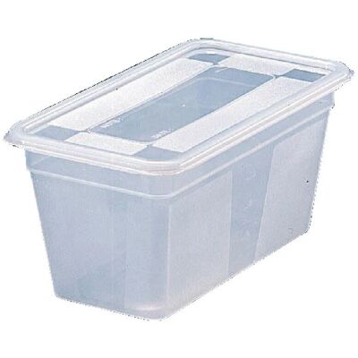 Conteneur de Rangement Alimentaire Bourgeat - Lot de 5 - Blanc GN 1/3 - Publicité Conteneur de Rangement Alimentaire Bourgeat - Lot de 5 - Blanc GN 1/3 - Publicité