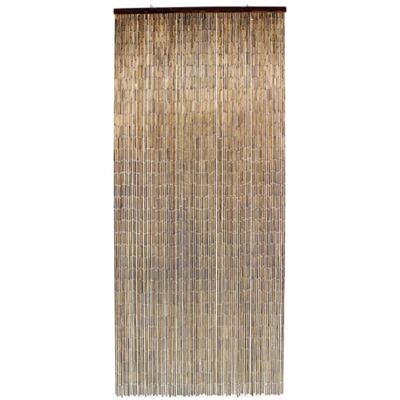 Rideau de porte en bambou Acajou Morel - 90x200 cm - Publicité Rideau de porte en bambou Acajou Morel - 90x200 cm - Publicité