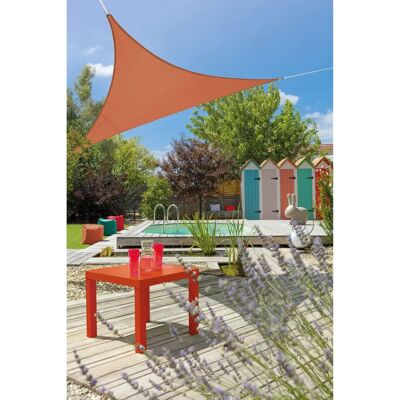 JARDILINE Flex 3,60 X 3,60 X 3,60 M - Voile d'ombrage - Publicité JARDILINE Flex 3,60 X 3,60 X 3,60 M - Voile d'ombrage - Publicité