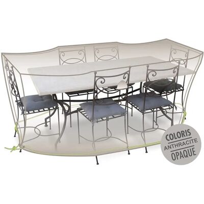 Housse étanche pour meubles de jardin JARDIDECO - 240x130x70cm - Publicité Housse étanche pour meubles de jardin JARDIDECO - 240x130x70cm - Publicité