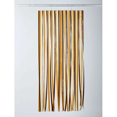 Rideau de Porte Antilles en Polyéthylène - 90x200cm - Brun/Beige - Publicité Rideau de Porte Antilles en Polyéthylène - 90x200cm - Brun/Beige - Publicité