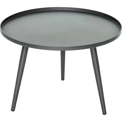 VILA Table de Jardin Ronde en Acier - Table de Jardin - Publicité VILA Table de Jardin Ronde en Acier - Table de Jardin - Publicité