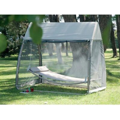 Balancelle Hamac Tonga avec Moustiquaire - 233x139x205 cm - Publicité Balancelle Hamac Tonga avec Moustiquaire - 233x139x205 cm - Publicité