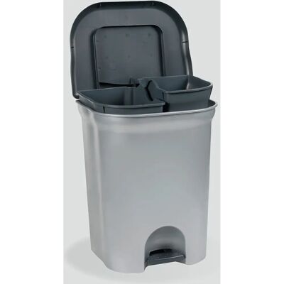 Keeeper M00006735 Poubelle grise - 30x40 cm - Plastique - Publicité Keeeper M00006735 Poubelle grise - 30x40 cm - Plastique - Publicité