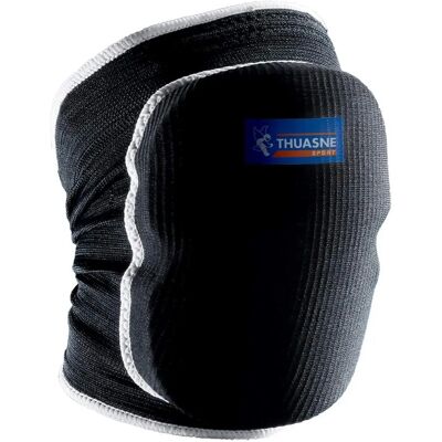 Protettore per ginocchio THUASNE - Ginocchiera nera sportiva Protettore per ginocchio THUASNE - Ginocchiera nera sportiva