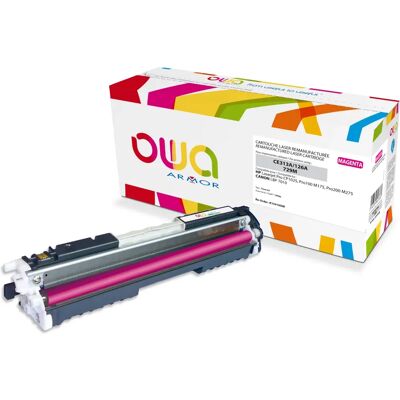 Armor K15410OW - Magenta - Cartouche de toner pour HP LaserJet Pro CP1025, M175, M275 Armor K15410OW - Magenta - Cartouche de toner pour HP LaserJet Pro CP1025, M175, M275
