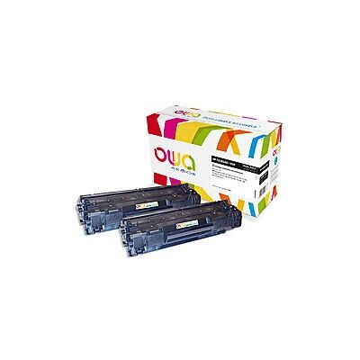 Owa Pack 2 toners noirs - Fournitures d'impression - Publicité Owa Pack 2 toners noirs - Fournitures d'impression - Publicité