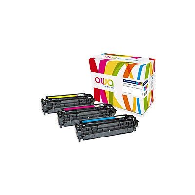 Pack de Toner Cyan Magenta Jaune Armor - Consommables pour Imprimantes - Compatible HP - Écologique - 3 pièces Pack de Toner Cyan Magenta Jaune Armor - Consommables pour Imprimantes - Compatible HP - Écologique - 3 pièces