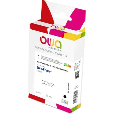 OWA - K20819OW - Noir - Brother LC3217 - Remanufacturée - Ink cartridge - Publicité OWA - K20819OW - Noir - Brother LC3217 - Remanufacturée - Ink cartridge - Publicité