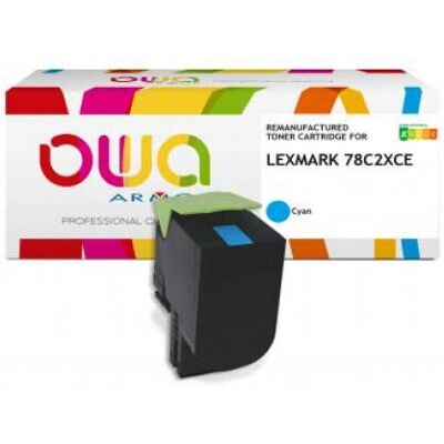 Cartouche de toner Cyan Armor OWA K18531OW - 5000 pages - pour Lexmark - Publicité Cartouche de toner Cyan Armor OWA K18531OW - 5000 pages - pour Lexmark - Publicité