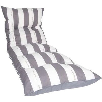 JARDIN PRIVE Almohadilla Gris CANCALE Tumbona 188x56x12 cm JARDIN PRIVE Almohadilla Gris CANCALE Tumbona 188x56x12 cm