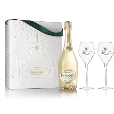 Perrier-Jouët Blanc de Blancs - 0.75l + 2 glasses Perrier-Jouët Blanc de Blancs - 0.75l + 2 glasses
