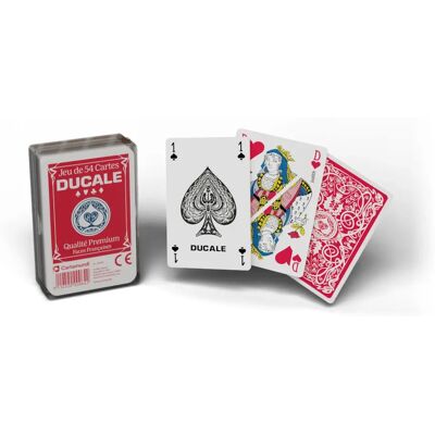 Ducale 10043936 Juego de Mesa y Cartas - Diseño moderno y colorido, 54 cartas, Reglas multilingües Ducale 10043936 Juego de Mesa y Cartas - Diseño moderno y colorido, 54 cartas, Reglas multilingües