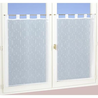 Tende in Voile Bianche Atout Ciel - Set di 2, 60x120cm, Pronte da Appendere Tende in Voile Bianche Atout Ciel - Set di 2, 60x120cm, Pronte da Appendere