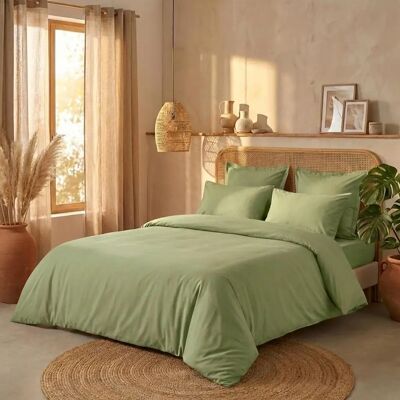 Housse De Rêve - Housse De Couette 240x260 - Sauge - Publicité Housse De Rêve - Housse De Couette 240x260 - Sauge - Publicité