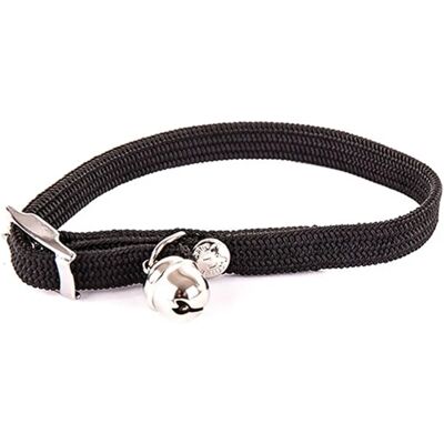Collier pour chat Martin Sellier - Nylon élastique noir - 30x1cm - Publicité Collier pour chat Martin Sellier - Nylon élastique noir - 30x1cm - Publicité