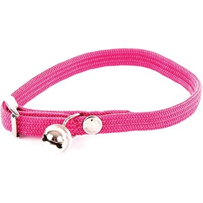Collier chat en nylon élastique rose Martin Sellier - Collier pour chat - Publicité Collier chat en nylon élastique rose Martin Sellier - Collier pour chat - Publicité