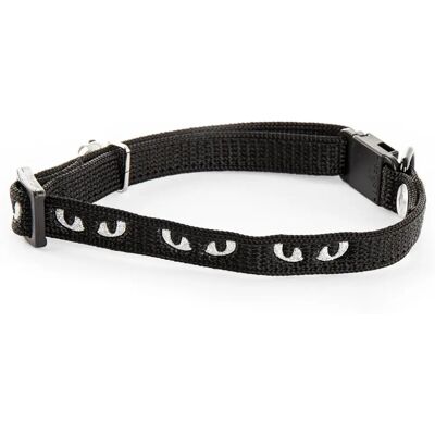 Martin Sellier Katzencollier Silberne Augen - Sicher, Verstellbar - Halsband Martin Sellier Katzencollier Silberne Augen - Sicher, Verstellbar - Halsband