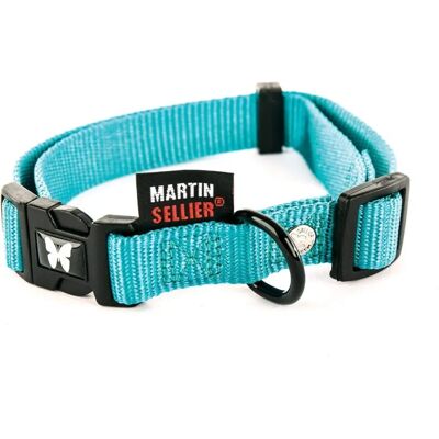 Collier en nylon réglable Martin Sellier - Turquoise - 20-30 cm - Publicité Collier en nylon réglable Martin Sellier - Turquoise - 20-30 cm - Publicité