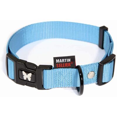 Hondenhalsband Martin Sellier - Verstelbaar Nylon Turquoise 45-65 cm Hondenhalsband Martin Sellier - Verstelbaar Nylon Turquoise 45-65 cm