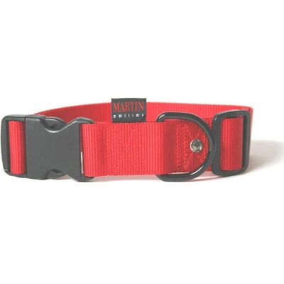 Martin Sellier - Verstelbaar nylonhalsband 50-70cm - Hondenhalsband Martin Sellier - Verstelbaar nylonhalsband 50-70cm - Hondenhalsband