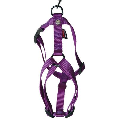 Martin Sellier - Harnais en nylon réglable - Mauve XS - Publicité Martin Sellier - Harnais en nylon réglable - Mauve XS - Publicité