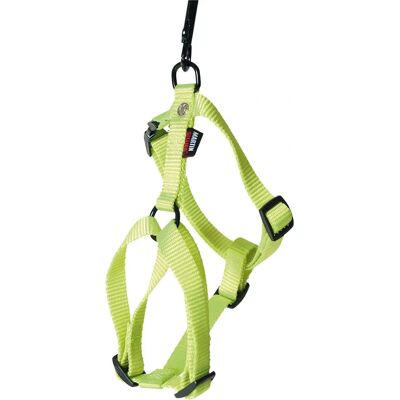Martin Sellier - Verstellbares Nylon-Hundegeschirr - Grün Limette - S Martin Sellier - Verstellbares Nylon-Hundegeschirr - Grün Limette - S