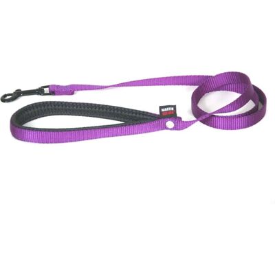 MARTIN SELLIER Nylon Hondenriem 120cm - Paars - Klein MARTIN SELLIER Nylon Hondenriem 120cm - Paars - Klein