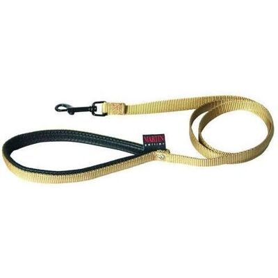 Martin Sellier Beige Nylon Hondenriem - Klein Martin Sellier Beige Nylon Hondenriem - Klein