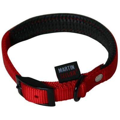 Martin Sellier Rotes Nylonhundehalsband 45 x 20 mm - Hundehalsband Martin Sellier Rotes Nylonhundehalsband 45 x 20 mm - Hundehalsband