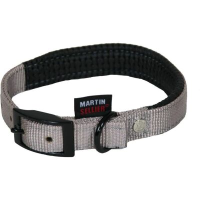 Martin Sellier Grau Hundehalsband - Komfort & Langlebig Nylon Martin Sellier Grau Hundehalsband - Komfort & Langlebig Nylon