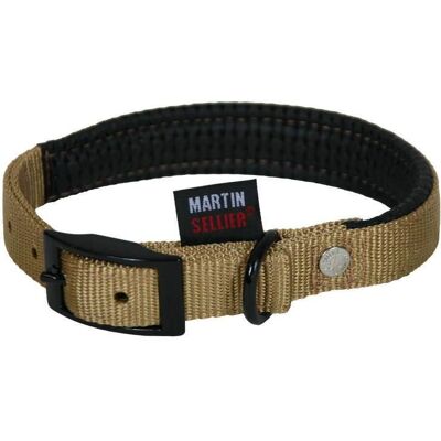 Collier pour chien beige Martin Sellier 55cm - Confort et durable Collier pour chien beige Martin Sellier 55cm - Confort et durable