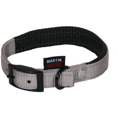 Martin Sellier Grauer Hundehalsband - 55cm - Komfort, Schaum, Langlebig Martin Sellier Grauer Hundehalsband - 55cm - Komfort, Schaum, Langlebig