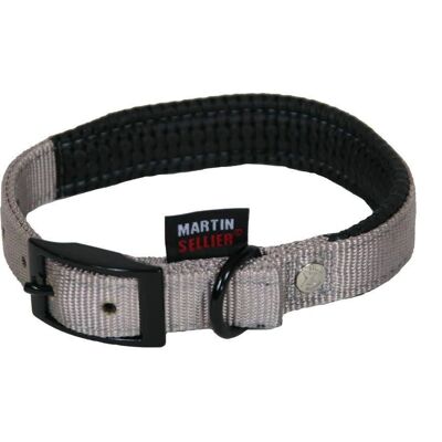 Martin Sellier Grauer Schaumhalsband für Hunde - 2,5x65 cm Martin Sellier Grauer Schaumhalsband für Hunde - 2,5x65 cm