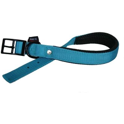 Collier pour chien Martin Sellier - Confort turquoise 25-65cm Collier pour chien Martin Sellier - Confort turquoise 25-65cm