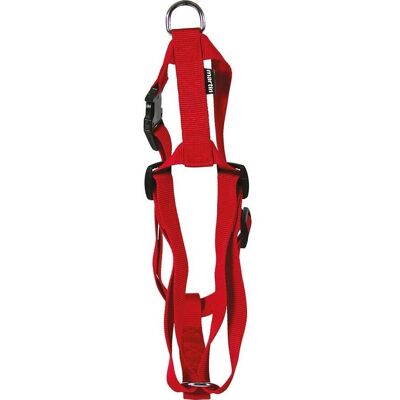 Harnais en Nylon pour Chiens MARTIN SELLIER - Réglable, Rouge - Harnais pour Chiens - Publicité Harnais en Nylon pour Chiens MARTIN SELLIER - Réglable, Rouge - Harnais pour Chiens - Publicité