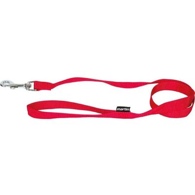 Laisse pour chien Martin Sellier Nylon Rouge 120cm - Laisse - Publicité Laisse pour chien Martin Sellier Nylon Rouge 120cm - Laisse - Publicité