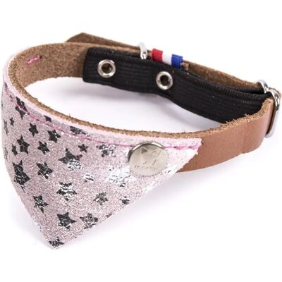 Martin Miami Roze/Bruin Katzenhalsband - Verstellbar, Modisch Martin Miami Roze/Bruin Katzenhalsband - Verstellbar, Modisch