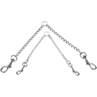 Martin Sellier Hundekoppel - 20 cm Chromo - Für Zwei Hunde Martin Sellier Hundekoppel - 20 cm Chromo - Für Zwei Hunde