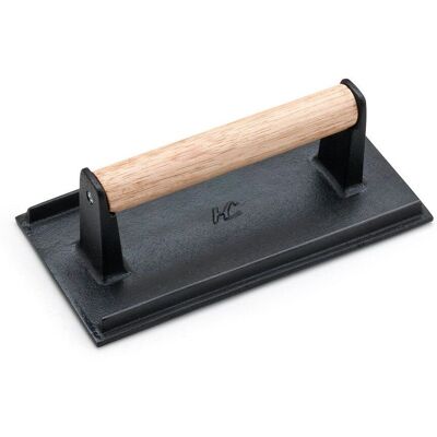 Deglon Cast Iron Food Press for BBQ & Plancha - 210x110mm Deglon Cast Iron Food Press for BBQ & Plancha - 210x110mm