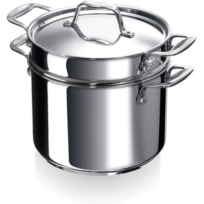 Beka 7,6L 24cm RVS Pasta Pan - Keukengerei Beka 7,6L 24cm RVS Pasta Pan - Keukengerei