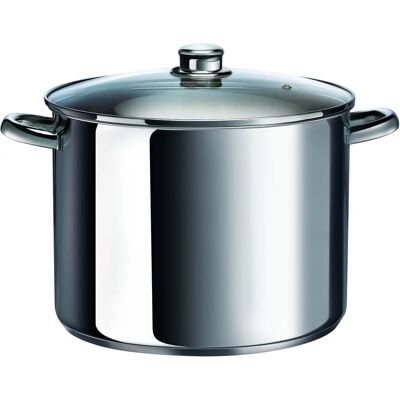 Beka 24cm rostfritt stål kastrull - Glaslock - Induktionskompatibel Beka 24cm rostfritt stål kastrull - Glaslock - Induktionskompatibel