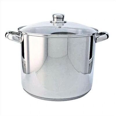 Kitchen Fun Roestvrijstalen 28cm Traiteur Pan met Glazen Deksel - Kookgerei Kitchen Fun Roestvrijstalen 28cm Traiteur Pan met Glazen Deksel - Kookgerei